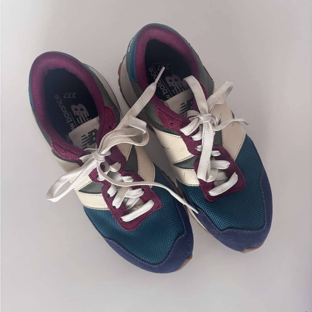 New Balance Women's Teal, Navy & Burgundy Sneakers